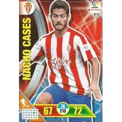 Nacho Cases Sporting 313 Adrenalyn XL La Liga 2016-17