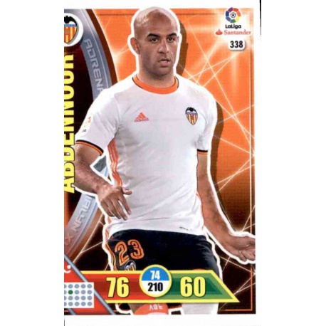 Abdennour Valencia 338 Adrenalyn XL La Liga 2016-17