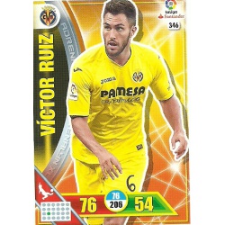 Víctor Ruiz Villarreal 346 Adrenalyn XL La Liga 2016-17