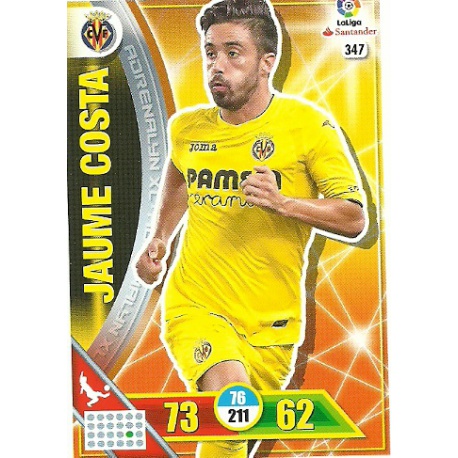 Jaume Costa Villarreal 347 Adrenalyn XL La Liga 2016-17