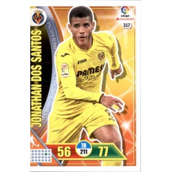 Jonathan Dos Santos Villarreal 357 Adrenalyn XL La Liga 2016-17