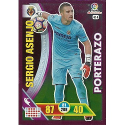 Sergio Asenjo - Villarreal Porterazos 414 Adrenalyn XL La Liga 2016-17