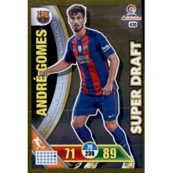 André Gomes - Barcelona Super Draft 420 Adrenalyn XL La Liga 2016-17