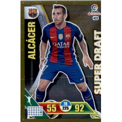 Alcácer - Barcelona Super Draft 422 Adrenalyn XL La Liga 2016-17