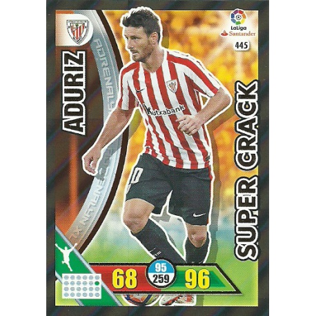 Aduriz - Athletic Club Súper Cracks 445 Adrenalyn XL La Liga 2016-17