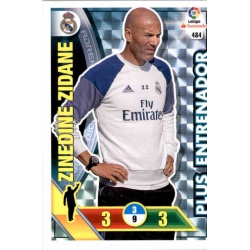 Zinedine Zidane Plus Entrenador 484 Adrenalyn XL La Liga 2016-17