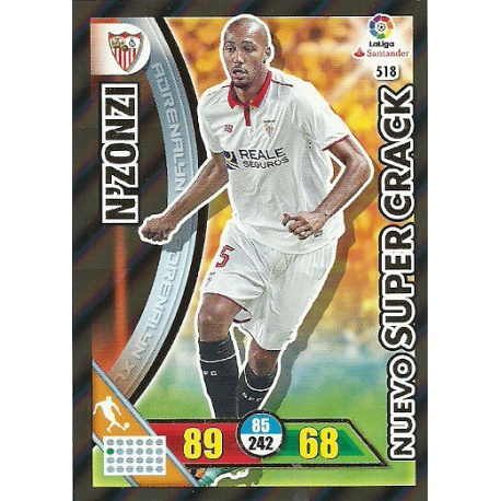 N'zonzi Nuevo Super Crack 518 Adrenalyn XL La Liga 2016-17