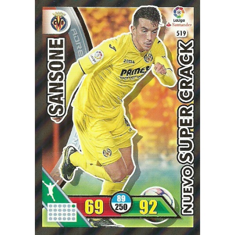 Sansone Nuevo Super Crack 519 Adrenalyn XL La Liga 2016-17