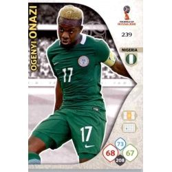 Ogenyi Onazi Nigeria 239 Adrenalyn XL Russia 2018 