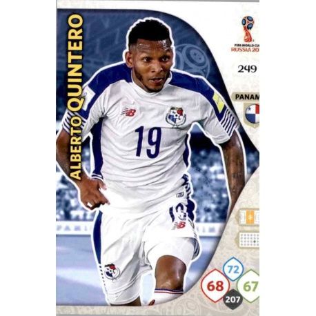 Alberto Quintero Panamá 249 Adrenalyn XL World Cup 2018 