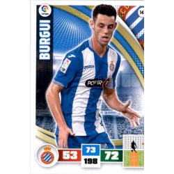 Burgui Espanyol 143 Adrenalyn XL La Liga 2015-16