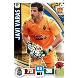 Javi Varas Las Palmas 181 Adrenalyn XL La Liga 2015-16