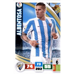 Albentosa Málaga 248 Adrenalyn XL La Liga 2015-16