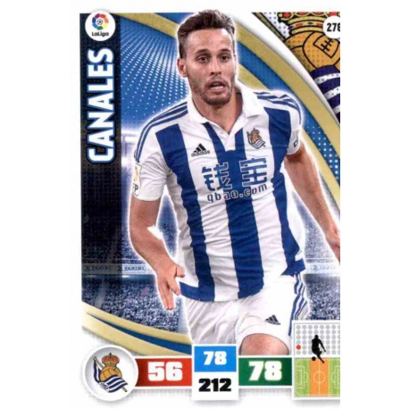 Canales Real Sociedad 278 Adrenalyn XL La Liga 2015-16