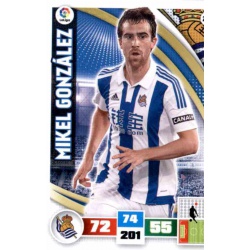 Mikel González Real Sociedad 283 Adrenalyn XL La Liga 2015-16