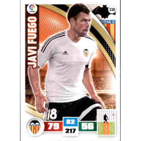 Javi Fuego Valencia 330 Adrenalyn XL La Liga 2015-16