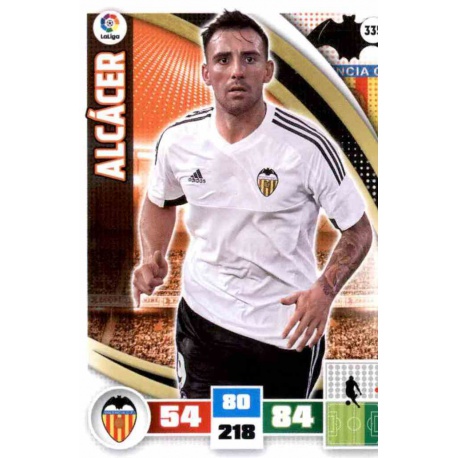 Alcácer Valencia 335 Adrenalyn XL La Liga 2015-16