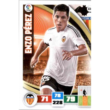 Enzo Pérez Valencia 338 Adrenalyn XL La Liga 2015-16