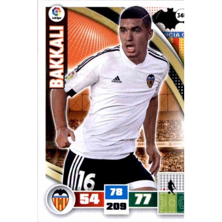 Bakkali Valencia 340 Adrenalyn XL La Liga 2015-16