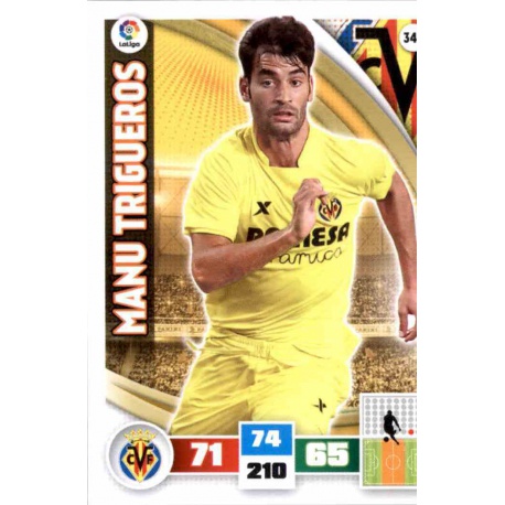 Manu Trigueros Villarreal 349 Adrenalyn XL La Liga 2015-16