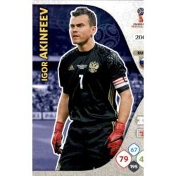 Igor Akinfeev Rusia 280 Adrenalyn XL Russia 2018 