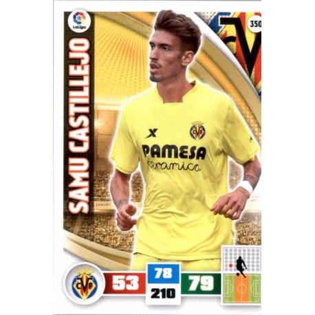 Samu Castillejo Villarreal 350 Adrenalyn XL La Liga 2015-16