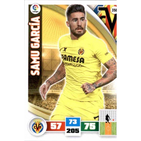 Samu Garcia Villarreal 358 Adrenalyn XL La Liga 2015-16