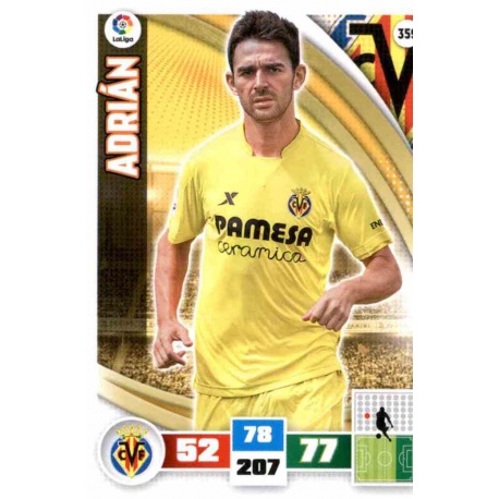 Adrián Villarreal 359 Adrenalyn XL La Liga 2015-16