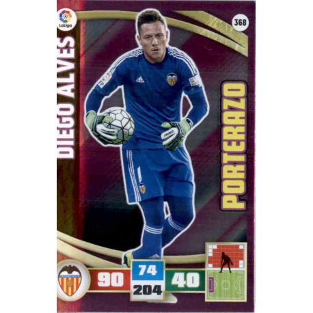 Diego Alves Porterazo 368 Adrenalyn XL La Liga 2015-16