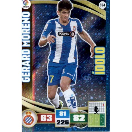 Gerard Moreno Ídolos 394 Adrenalyn XL La Liga 2015-16