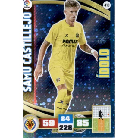 Samu Castillejo Ídolos 418 Adrenalyn XL La Liga 2015-16