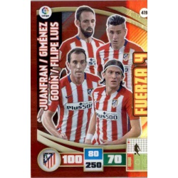 Atlético Madrid Fuerza 4 419 Adrenalyn XL La Liga 2015-16