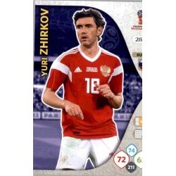 Yuri Zhirkov Rusia 287 Adrenalyn XL Russia 2018 