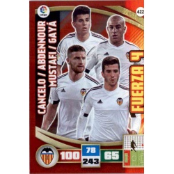 Valencia Fuerza 4 422 Adrenalyn XL La Liga 2015-16