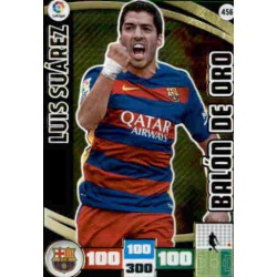 Luis Suárez Balón de Oro 456 Adrenalyn XL La Liga 2015-16