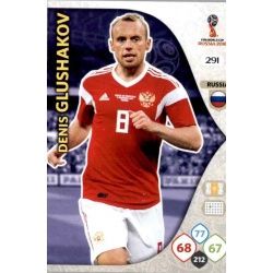 Denis Glushakov Rusia 291 Adrenalyn XL Russia 2018 