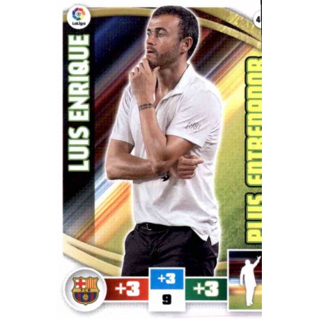 Luis Enrique Plus Entrenador 462 Adrenalyn XL La Liga 2015-16