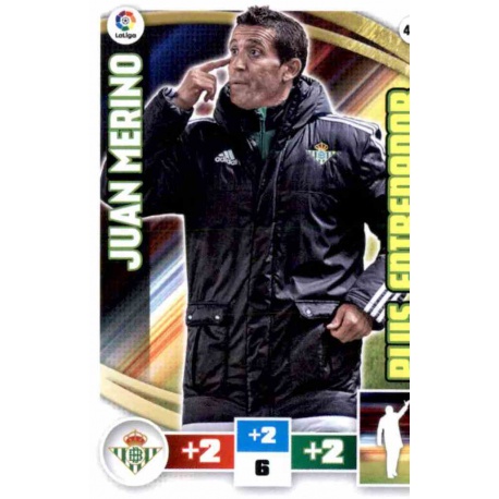 Juan Merino Plus Entrenador 463 Adrenalyn XL La Liga 2015-16