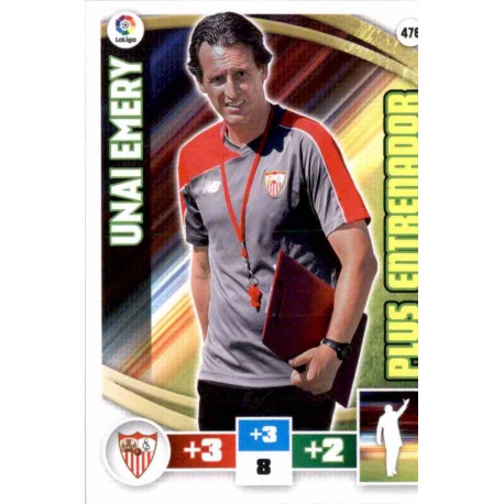 Unai Emery Plus Entrenador 476 Adrenalyn XL La Liga 2015-16