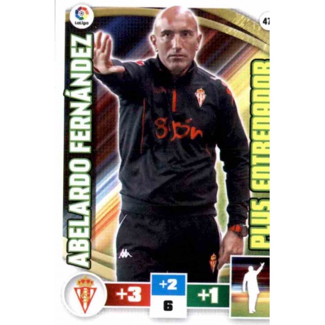 Abelardo Fernández Plus Entrenador 477 Adrenalyn XL La Liga 2015-16