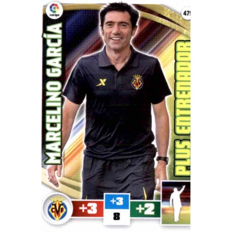 Marcelino García Plus Entrenador 479 Adrenalyn XL La Liga 2015-16