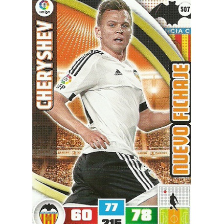 Cheryshev Nuevo Fichaje 507 Adrenalyn XL La Liga 2015-16