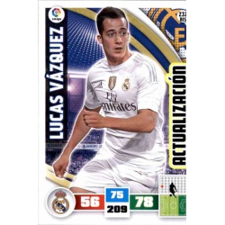 Lucas Vázquez Actualización 232 Bis Adrenalyn XL La Liga 2015-16