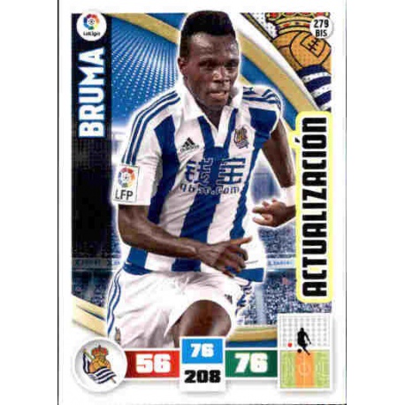 Bruma Actualización 279 Bis Adrenalyn XL La Liga 2015-16