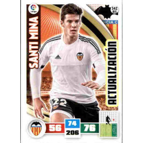 Santi Mina Actualización 342 Bis Adrenalyn XL La Liga 2015-16