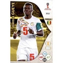 Idrissa Gueye Senegal 302 Adrenalyn XL Russia 2018 