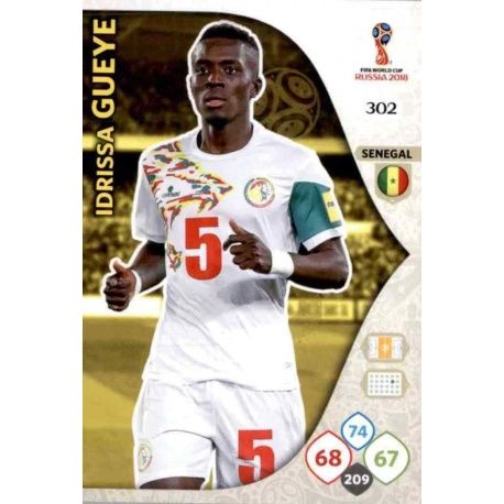 Idrissa Gueye Senegal 302 Adrenalyn XL World Cup 2018 