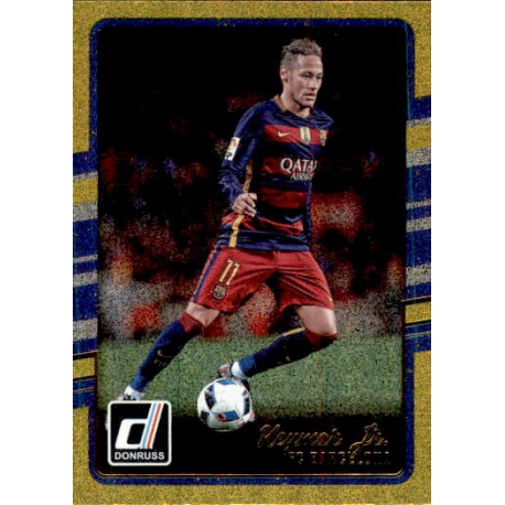 Neymar Jr. Gold Parallel Donruss Gold Parallel 2016-17