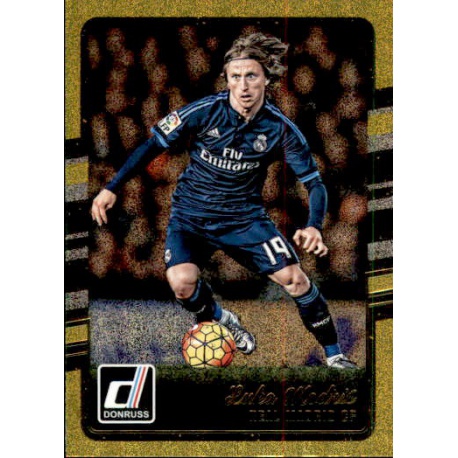 Luka Modric Gold Parallel Donruss Gold Parallel 2016-17