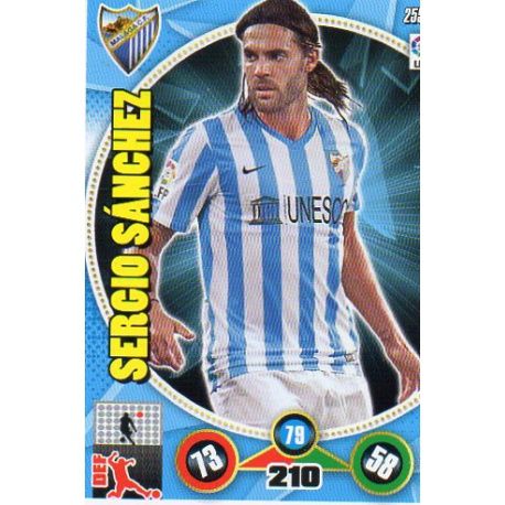 Sergio Sánchez Málaga 255 Adrenalyn XL La Liga 2014-15